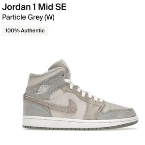 Jordan 1 Mid SE
Particle Grey (W)
100% Authentic
